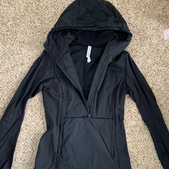 lululemon athletica Tops - Black lulu lemon half zip